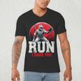 Run I Dare You Baseball Ball Player Catcher Coach Tee Men's V-Neck T-Shirt Run I Dare You Baseball Ball Player Catcher Coach Tee Men's V-Neck T-Shirt