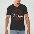 Run Steal I Dare You Humor Baseball Catcher Vintage Men's V-Neck T-Shirt Run Steal I Dare You Humor Baseball Catcher Vintage Men's V-Neck T-Shirt