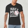 My Senior Baseball Senior Mom 2026 Baseball Senior Mama Men's V-Neck T-Shirt My Senior Baseball Senior Mom 2026 Baseball Senior Mama Men's V-Neck T-Shirt