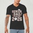 Senior Dad Class Of 2026 Graduate Baseball 2026 Graduation Men's V-Neck T-Shirt Senior Dad Class Of 2026 Graduate Baseball 2026 Graduation Men's V-Neck T-Shirt