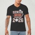 Senior Mom Class Of 2026 Graduate Baseball 2026 Graduation Men's V-Neck T-Shirt Senior Mom Class Of 2026 Graduate Baseball 2026 Graduation Men's V-Neck T-Shirt