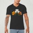 Shamrock Baseball Basketball Football St Patricks Day Men's V-Neck T-Shirt Shamrock Baseball Basketball Football St Patricks Day Men's V-Neck T-Shirt