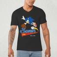 Sonic The Hedgehog Sonic Baseball Est 1991 Men's V-Neck T-Shirt
