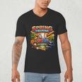 Spring Training 2026 Baseball Fan Retro Palm Cactus Men's V-Neck T-Shirt Spring Training 2026 Baseball Fan Retro Palm Cactus Men's V-Neck T-Shirt
