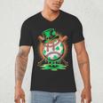 St Patrick Day Baseball Drip Ice Cream Kids Boys Men Men's V-Neck T-Shirt St Patrick Day Baseball Drip Ice Cream Kids Boys Men Men's V-Neck T-Shirt