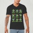 St Patricks Day Baseball Ice Cream Boys Baseball Player Men's V-Neck T-Shirt St Patricks Day Baseball Ice Cream Boys Baseball Player Men's V-Neck T-Shirt