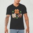 St Patricks Day Shamrock Basketball Baseball Irish Boys Men Men's V-Neck T-Shirt St Patricks Day Shamrock Basketball Baseball Irish Boys Men Men's V-Neck T-Shirt