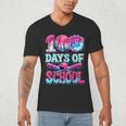 Survived 100 Days Of School Baseball Ice Cream Drip Boy Kids Men's V-Neck T-Shirt Survived 100 Days Of School Baseball Ice Cream Drip Boy Kids Men's V-Neck T-Shirt