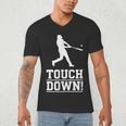 Touchdown Baseball Football Sports Men's V-Neck T-Shirt