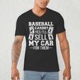 Trading Card Collector Cardboard Baseball Card Collector Men's V-Neck T-Shirt Trading Card Collector Cardboard Baseball Card Collector Men's V-Neck T-Shirt