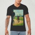 Tung Tung Tung Sahur Baseball Meme Men's V-Neck T-Shirt Tung Tung Tung Sahur Baseball Meme Men's V-Neck T-Shirt
