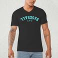 Upside Down Baseball Life Game Day Boys Girls Youth Men's V-Neck T-Shirt