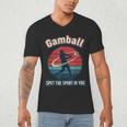 Vintage Baseball Batter Retro Sports Circle Graphic Men's V-Neck T-Shirt Vintage Baseball Batter Retro Sports Circle Graphic Men's V-Neck T-Shirt