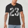 Vintage Baseball Number 23 Jersey Player Uniform Men's V-Neck T-Shirt