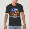 Women's Father Son Baseball Father's Day Men's V-Neck T-Shirt