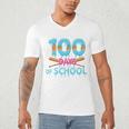 100 Days Of School Drip Ice Cream Baseball For Teacher Kids Premium Tri-Blend Men's V-Neck T-Shirt 100 Days Of School Drip Ice Cream Baseball For Teacher Kids Premium Tri-Blend Men's V-Neck T-Shirt