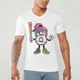 8th Birthday Baseball Ice-Cream Drip 8 Years Old Boys Girls Men's V-Neck T-Shirt 8th Birthday Baseball Ice-Cream Drip 8 Years Old Boys Girls Men's V-Neck T-Shirt