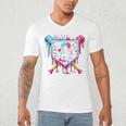 9th Birthday Boys Baseball Ice Cream Drip Boys Baseball Men's V-Neck T-Shirt 9th Birthday Boys Baseball Ice Cream Drip Boys Baseball Men's V-Neck T-Shirt