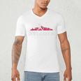Atlanta Baseball Vintage Player Minimalist Skyline Retro Men's V-Neck T-Shirt Atlanta Baseball Vintage Player Minimalist Skyline Retro Men's V-Neck T-Shirt