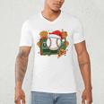 Baseball Christmas Scoreboard Celebration Premium Tri-Blend Men's V-Neck T-Shirt Baseball Christmas Scoreboard Celebration Premium Tri-Blend Men's V-Neck T-Shirt
