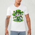 Baseball Drip Icecream Apparel Youth Boy St Patrick Day Men's V-Neck T-Shirt Baseball Drip Icecream Apparel Youth Boy St Patrick Day Men's V-Neck T-Shirt
