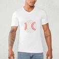 Baseball Gigi Distressed Vintage Grandma Game Day Men's V-Neck T-Shirt