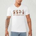 Baseball Goose Baseball Silly Goose Game Day Sports Men's V-Neck T-Shirt Baseball Goose Baseball Silly Goose Game Day Sports Men's V-Neck T-Shirt
