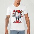 Baseball Ice Cream Drip Valentines Day Sports For Kids Boys Men's V-Neck T-Shirt Baseball Ice Cream Drip Valentines Day Sports For Kids Boys Men's V-Neck T-Shirt
