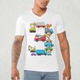 Baseball Ice Cream Drip Vehicles Youth Baseball Drip Premium Tri-Blend Men's V-Neck T-Shirt Baseball Ice Cream Drip Vehicles Youth Baseball Drip Premium Tri-Blend Men's V-Neck T-Shirt
