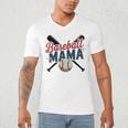 Baseball Mama Squad Proud Sports Mom Game Day Men's V-Neck T-Shirt