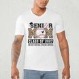 Baseball Senior Class Of 2027 Senior 2027 Graduation Women Men's V-Neck T-Shirt Baseball Senior Class Of 2027 Senior 2027 Graduation Women Men's V-Neck T-Shirt