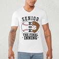 Baseball Senior Mom 2026 The Final Inning Men's V-Neck T-Shirt Baseball Senior Mom 2026 The Final Inning Men's V-Neck T-Shirt