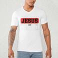 This Boy Runs On Jesus And Baseball Christian Baseball Men's V-Neck T-Shirt This Boy Runs On Jesus And Baseball Christian Baseball Men's V-Neck T-Shirt