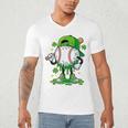 Boys St Patrick’s Day Baseball Drip Ice Cream Apparel Youth Men's V-Neck T-Shirt Boys St Patrick’s Day Baseball Drip Ice Cream Apparel Youth Men's V-Neck T-Shirt