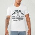 Chairmakers Sheboygan Minor League Baseball Men's V-Neck T-Shirt Chairmakers Sheboygan Minor League Baseball Men's V-Neck T-Shirt