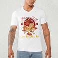 Chuc Mung NAM Moi 2026 Vietnamese Lunar New Year Of Horse Raglan Baseball Tee Men's V-Neck T-Shirt
