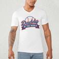 Dad Daddy Of The Rookie Baseball Men's V-Neck T-Shirt Dad Daddy Of The Rookie Baseball Men's V-Neck T-Shirt