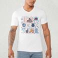 Game Day Baseball Lover Coquette Bow Girl Women Kid Mom Mama Men's V-Neck T-Shirt Game Day Baseball Lover Coquette Bow Girl Women Kid Mom Mama Men's V-Neck T-Shirt