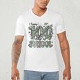 Happy 100th Day Of School Baseball Camo Boys Kids Toddler Men's V-Neck T-Shirt Happy 100th Day Of School Baseball Camo Boys Kids Toddler Men's V-Neck T-Shirt