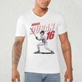 Jarren Duran Boston MLB Baseball Players MLBJDU204M Men's V-Neck T-Shirt