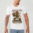 Johnson City Woodboogers Retro Baseball Club Men's V-Neck T-Shirt