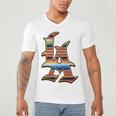 LA Sarape Los Angeles LA Sarape East LA Baseball Mexican Premium Tri-Blend Men's V-Neck T-Shirt LA Sarape Los Angeles LA Sarape East LA Baseball Mexican Premium Tri-Blend Men's V-Neck T-Shirt