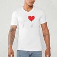 I Love Mamie Heart Grandma Grandmother Grandparent Raglan Baseball Tee Men's V-Neck T-Shirt I Love Mamie Heart Grandma Grandmother Grandparent Raglan Baseball Tee Men's V-Neck T-Shirt