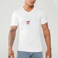 Lovers Baseball Goat 17 Apparel Men Women Kids Men's V-Neck T-Shirt