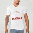Proud Sister Of A Baseball Senior Class Of 2026 Graduation Men's V-Neck T-Shirt Proud Sister Of A Baseball Senior Class Of 2026 Graduation Men's V-Neck T-Shirt