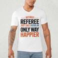 Retired Basketball Referee For Baseball Refs Men's V-Neck T-Shirt Retired Basketball Referee For Baseball Refs Men's V-Neck T-Shirt
