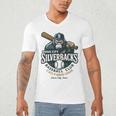 Sioux City Silverbacks Retro Minor League Baseball Men's V-Neck T-Shirt