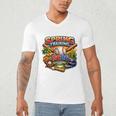 Spring Training 2026 Baseball Fan Retro Palm Cactus Premium Tri-Blend Men's V-Neck T-Shirt Spring Training 2026 Baseball Fan Retro Palm Cactus Premium Tri-Blend Men's V-Neck T-Shirt