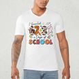 I Survived 67 33 Days Of School Baseball Basketball Football Men's V-Neck T-Shirt I Survived 67 33 Days Of School Baseball Basketball Football Men's V-Neck T-Shirt