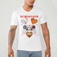 Valentines Day Boys Men Hearts Gaming Football Baseball Love Premium Tri-Blend Men's V-Neck T-Shirt Valentines Day Boys Men Hearts Gaming Football Baseball Love Premium Tri-Blend Men's V-Neck T-Shirt
